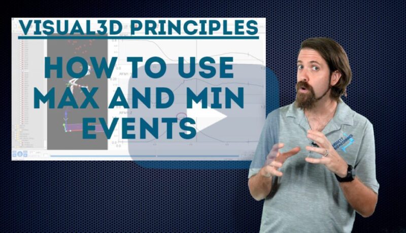 How to use max and min events