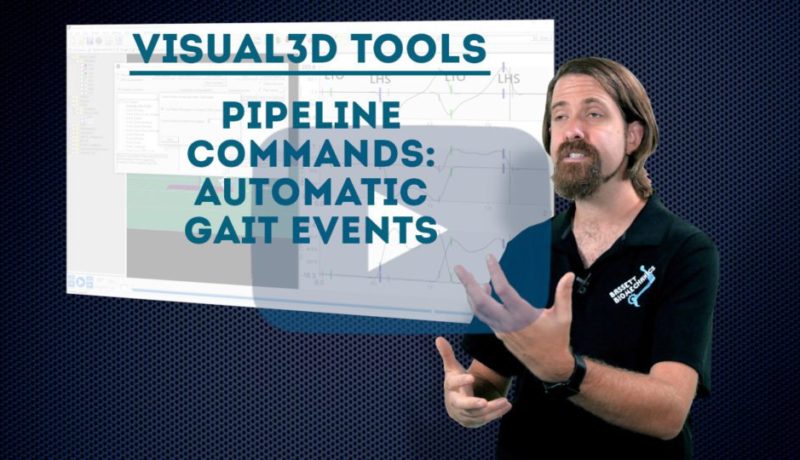 Pipeline commands: automatic gait events