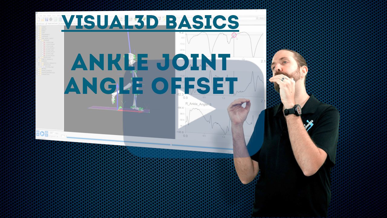 Ankle joint angle offset