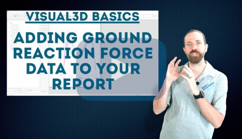 Adding Ground Reaction Force data to your report