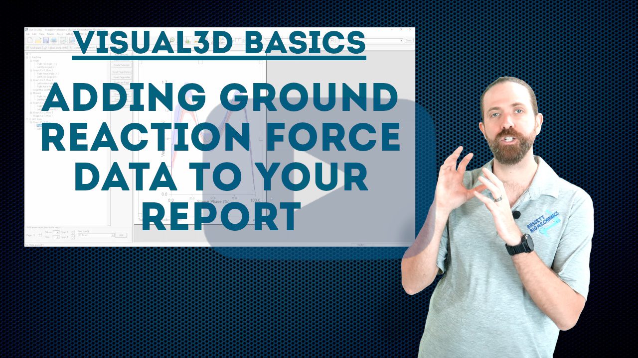 Adding Ground Reaction Force data to your report