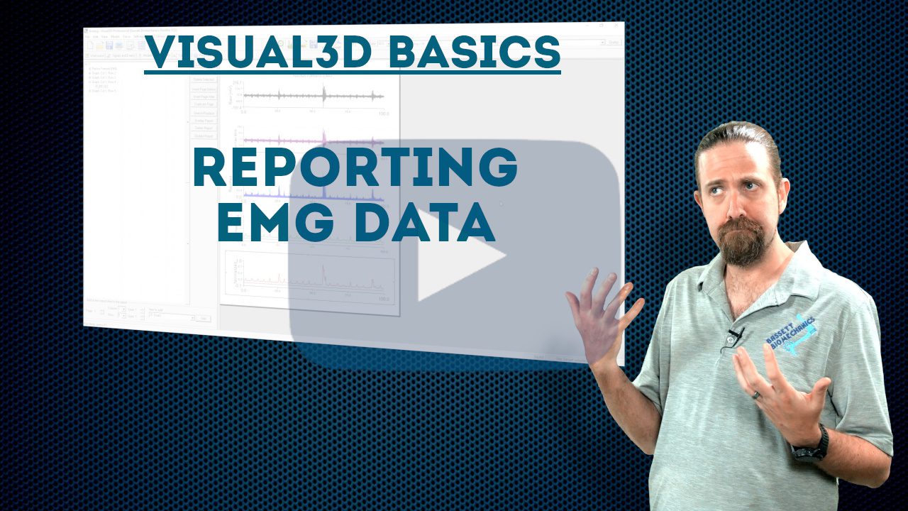 Reporting EMG data