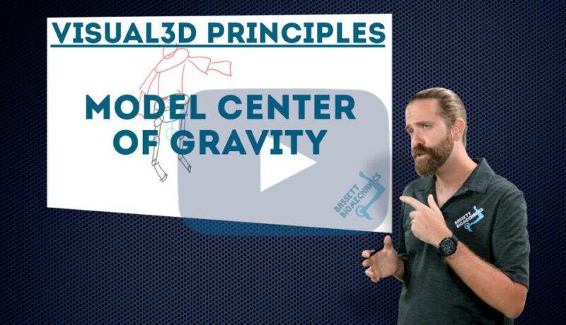 Model center of gravity