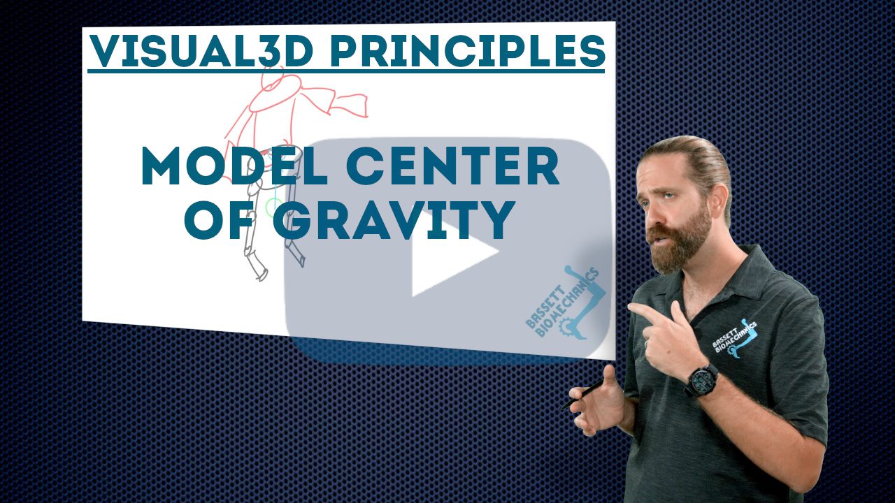 Model center of gravity